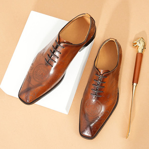 Zapatos de Vestir de Cuero para Hombre 2026, Estilo Oxford con Forro de Piel de Vaca, Diseño Inglés, Zapatos Formales de Negocios - Product Image 4