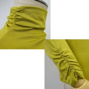 Donnez-Moi 95% Recycled Fiber Cellulose Solid Stretch <b>T</b>-<b>Shirt</b> for Women Casual Knitted High <b>Neck</b> with Long Sleeve - Product Image 6