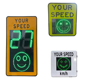 Nhôm đo tốc độ năng lượng mặt trời đo tốc độ dấu hiệu khoảng thời gian Radar Tốc Độ dấu hiệu chụp ảnh giao thông - Product Image 1