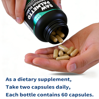 Complément alimentaire pour la santé de la prostate des hommes OEM, à base de palmier nain et de lycopène en capsules, pour une fonction prostatique saine et un soutien urinaire.