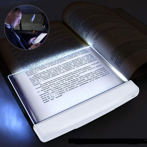 Lampe de lecture de nuit <span class=keywords><strong>LED</strong></span> à batterie AAA portable pour étudiants chambre lit oeil lumière plate avec <span class=keywords><strong>Vision</strong></span> nocturne <span class=keywords><strong>EL</strong></span> produits - Product Image 2