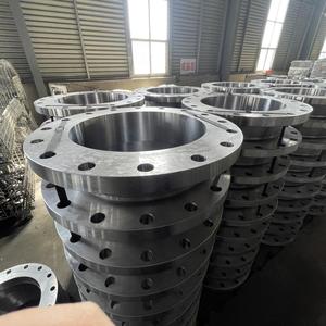 Hàn cổ sàn mặt bích Tường Gắn nhà vệ sinh Gasket giao phối lỏng <span class=keywords><strong>SAE</strong></span> mặt bích adaptors sắt đen giả mạo ống thép và mặt bích - Product Image 3