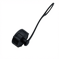 Cache-prise USB étanche COMTON IP67 réutilisable en nylon, anti-poussière, anti-rouille, noir, certifié RoHS pour appareils électroniques
