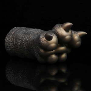 GEEBA Black Gold Color Dragon Claw <b>Masturbator</b> Premium Fantasy Animal Design Silicone Adult Toy <b>Masturbator</b> for Men - Product Image 4