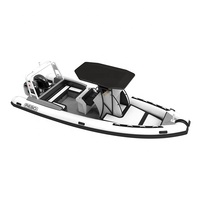 Bateaux pneumatiques rigides à double coque Orca Hypalon/PVC de luxe de 28 pieds Rhib 860