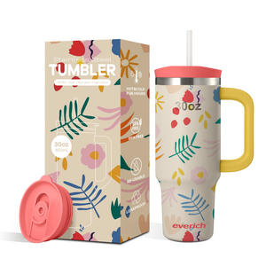 环保不锈钢不倒翁30盎司古德等温线运动翻转吸管绝缘水瓶 - Product Image 2