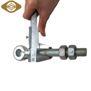 Alliage d'approvisionnement en usine galvanisé zingué matériel de gréement personnalisable boulons à oeil produit forgé à chaud - Product Image 3