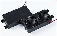 Speaker Bass Box Neodymium 43*88mm 8ohm 3W/4W Full Range dengan Frekuensi 180Hz-20kHz untuk Robot AI