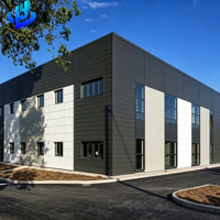 Bâtiment d'atelier préfabriqué en structure métallique, grande portée, usine industrielle, installation rapide, solution de conception personnalisée