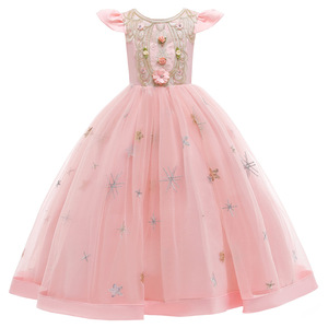 New Girl Host Walk Show Children's Long <b>Fluffy</b> Skirt Flower Children's Piano Performance <b>Dress</b> Princess <b>Dress</b> - Product Image 6