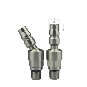 Pneumatic universal quick joint 20PM C type air pipe joint air compressor blow gun 360 degree rotary joint