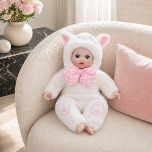 Poupée Reborn en vinyle colorée et câline de 15 pouces avec <span class=keywords><strong>yeux</strong></span> en acrylique <span class=keywords><strong>pour</strong></span> baby shower - Product Image 1