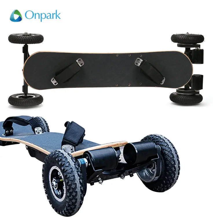 ארבעה 4 גלגל longboard סיפון עמיד למים אלקטרוני e לוח חשמלי סקייטבורד