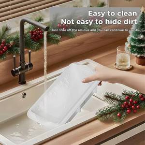 MUYULINS Factory Christmas Snowhouse Shape Maker LFGB Platinum Non-Stick BPA-Free <b>Silicone</b> Cake Mold - Product Image 4