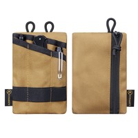 Mini pochette tactique EDC personnalisée couteau pliant stylo lampe de poche portefeuille organisateur pour le camping et la randonnée