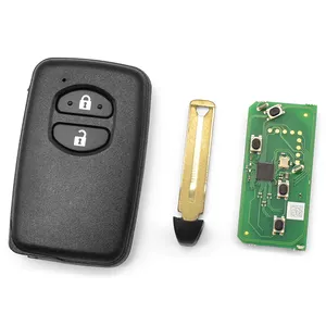 Topbest chìa khóa xe nhà máy cho t-oyota l-exus 4D 8A 4A chip Key Fob điều khiển từ xa với 2 nút