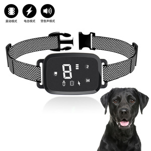 Collier d'entraînement numérique pour chien, Rechargeable, étanche, anti-aboiement, à choc électrique automatique, avec écran tactile, pour chiens de compagnie - Product Image 1