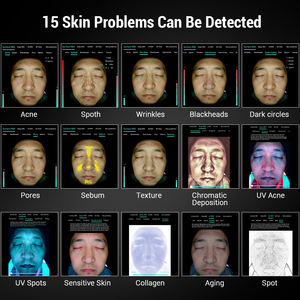 2025 nouvelle machine d'analyse de la peau du visage intelligente AI Portable Tech avec grand écran tactile en 18 langues - Product Image 5