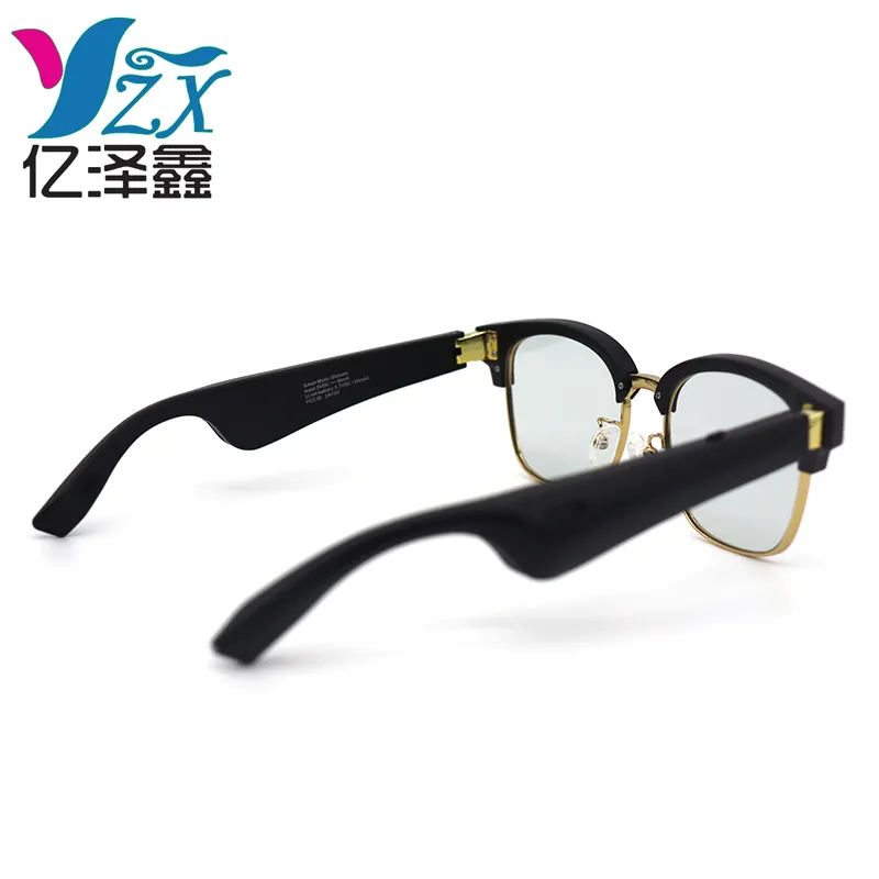 wireless dual speaker sunglasses IPX4 waterproof sport cycling sunglasses anti-scratch BT smart glasses with interchangeable len