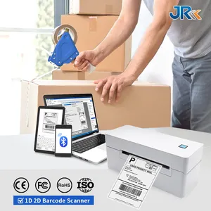 4 inch máy in nhãn nhiệt với giá rẻ Bluetooth USB 4x6 Máy in mã vạch nhiệt