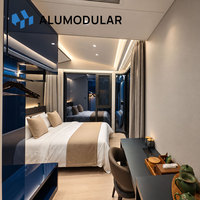 Villas préfabriquées modulaires pour centres de villégiature, unités d'hébergement personnalisées pour investisseurs en hôtellerie