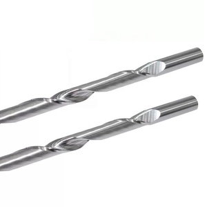 Tige 4mm 6mm 8mm longues lames en carbure travail du bois mèches de routeur droites <span class=keywords><strong>fraise</strong></span> meubles en bois outils de coupe personnalisés - Product Image 3