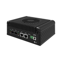 Zynshield Barebones Mini PC avec Intel N355 Dual 2.5GbE Dual SFP + 32GB DDR5 Max Dual M.2 NVMe DP TF Win/Linux Compatible