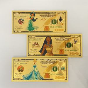 キッズギフトテーマプリンセス金箔紙幣コレクション-7つのアイコニックなロイヤルフィギュアのセット - Product Image 6