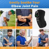 Großhandel Kabelloser Heizmassagegürtel Intelligente Heizende Ellbogenbandage mit Massagefunktion zur Linderung von Handgelenkschmerzen