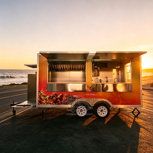 Remolque de Café Estilo Americano, Camión de Comida Moderno para Helados, Carrito de Pizza Personalizado, Carro de Catering VIN - Product Image 6