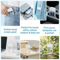Brume désinfectante hydratante format voyage, format poche, anti-fuite, sûre et douce pour adultes et enfants, protection quotidienne, OEM ODM, lavage des mains