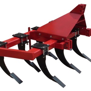 Farm <b>Cultivator</b> 4 Row Subsoiler Red Heavy Duty Deep Tillage Equipment - Product Image 1
