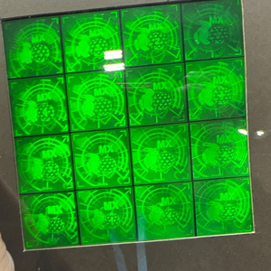 Maßgefertigtes Holographisches Fälschungssicheres Wasserfestes Manipulationssicheres Holographisches 3D Mikro-Transparentes Etikett Photopolymer-Aufkleber - Product Image 4