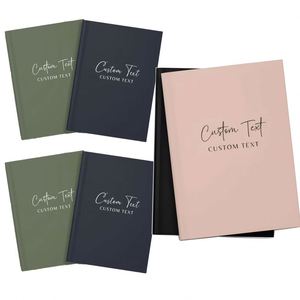 Leather <b>Spiral</b> <b>Bound</b> A3 Address Book Commemorative <b>Notebook</b> Customizable Text for Promotional Use - Product Image 1