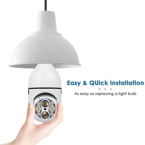 Caméra IP Bulb <span class=keywords><strong>IPC360</strong></span> Home App CCTY 360° Double Objectif Caméra Bulb WIFI Réseau Numérique Sécurité Sans Fil Ptz Caméra Bulb Wifi - Product Image 2
