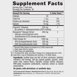 Gélules d'Oméga-3 de haute qualité, marque privée, SANS GLUTEN & SANS OGM, pour la santé des yeux, le maintien d'une immunité saine et la santé cardiaque. - Product Image 2