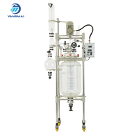 Reactor de Vidrio Encamisado Personalizado de 100L, Estructura de Doble Pared de Borosilicato de Alta Calidad para Síntesis Química y Procesos de Mezcla Personalizados