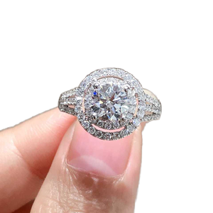 DK 1.6CT 라운드 컷 VVS 랩 다이아몬드 링 18K 골드 IGI 결혼식 및 선물 인증 다이렉트 소스 공장 단순성 및 럭셔리 - Product Image 4