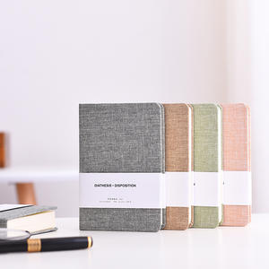 Diario de Lino X819, Diario Personalizado de Tapa Dura, Cuadernos Planificadores, Diario Elegante de Buena Calidad - Product Image 1