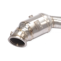 Tuyau d'échappement sport haute performance 200 cellules en acier inoxydable 304 pour Mercedes-Benz W205 C180 C200 C250 C300 C350e – Améliore la réponse du turbo