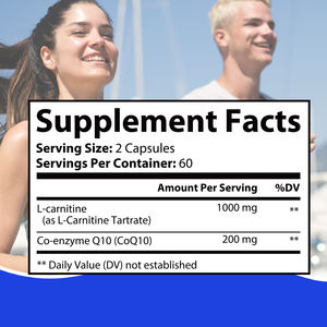 Le capsule di L-<span class=keywords><strong>carnitina</strong></span> 120 contare con L-<span class=keywords><strong>carnitina</strong></span> per il supporto energetico naturale e una bottiglia di benessere quotidiana equilibrata - Product Image 4