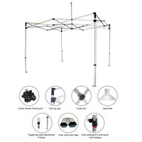 Abri extérieur publicitaire pliable rapide pour événements et salons professionnels, tente pop-up personnalisée 10x10, gazebo pliable 3x3