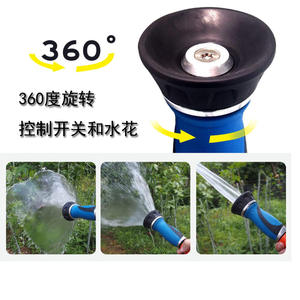 Pistolet pulvérisateur Bluebird 60-80 mm, buse haute pression à angle réglable pour l'arrosage du jardin et le lavage de voiture - Product Image 4