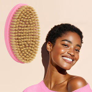 Offre Spéciale OEM Nylon Poils Massage Cheveux Peigne <span class=keywords><strong>Rose</strong></span> Femme Imitation Bois Pain Brosse - Product Image 2