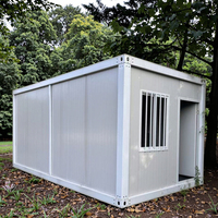 Conteneur de bureau mobile de 20 pieds, préfabriqué, en panneaux sandwich en acier respirant, moderne, à installation rapide, pour bâtiment de bureaux