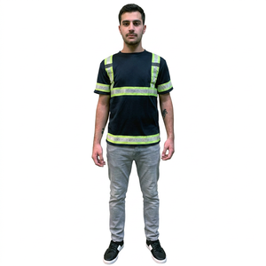 Vêtements à haute visibilité, sécurité au travail, t-shirt à manches courtes, t-shirt de travail réfléchissant, t-shirt de sécurité réfléchissant pour le travail - Product Image 1