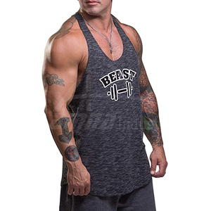 2020 Top Sale <b>Men</b> Fitness <b>Vest</b> / <b>Gym</b> Fitness <b>Vest</b> - Product Image 2