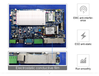 15.6 21.5 pouces acier inoxydable ip65 écran tactile résistif capacitif tout en un pc panneau industriel mural tablette pc