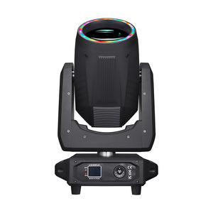 Luz Móvil de Cabeza 380W Beam 20R RGBW Dj Sharpy con Anillo Halo para Discotecas DMX Cabeza Móvil Luces - Product Image 1