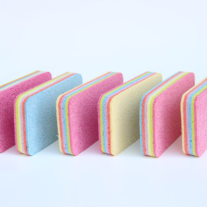 Afpelbare Microvezel Sponzen 12-laags Afscheurbare PVA Reinigingspads, Ultra Absorberende Krasvrije Regenboog Spons voor Keuken en Afwas - Product Image 2